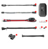 XK Glow Strip Million Color XKCHROME Smartphone App ATV/Motorcycle LED Light Kit 8xPod + 4x10In
