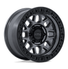 (4) 17x8.5 KMC KM549 GRS Gunmetal/Black Wheels 6X135 +0MM For 2004-2026 Ford F-150