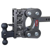Gen-Y The Boss Torsion-Flex 2in Shank 5in Drop 16K Hitch w/GH-051 Dual-Ball/GH-032 Pintle Lock