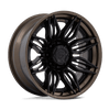 (4) 20x9 Fuel Mutiny Black/Bronze Wheels 8X170 +1MM Offset For 1999-2027 Ford F-250/F-350 SRW