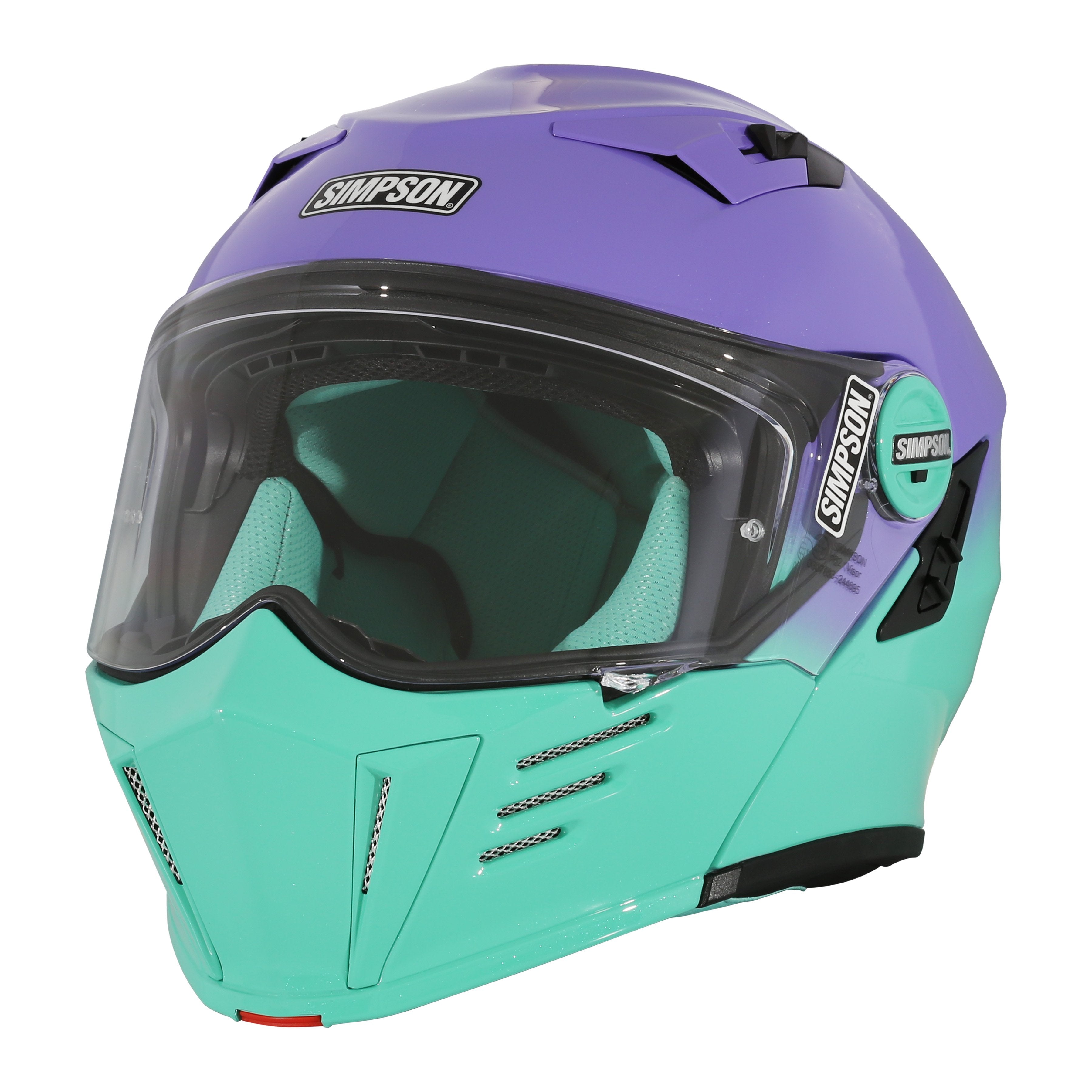 Simpson Motorcycle Mod Bandit Helmet - Sassy Pantss - Medium - DOT/ECE 22.05 - view 2