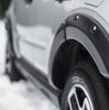 Bushwacker 20952-02 Black Pocket/Rivet Style Smooth Finish 4-Piece Fender Flare Set for 2021-2026 Ford Bronco Sport