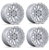 (4) 20x10 Fuel Surge Silver Wheels 8X170 -18MM Offset For 1999-2027 Ford F-250/F-350 SRW