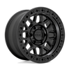 (4) 17x9 KMC KM549 GRS Satin Black Wheels 6X135 +0MM For 2004-2026 Ford F-150