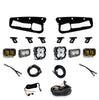 Baja Designs Squadron 2.0 Sport/S2 Sport Clear/S2 SAE Amber Sportsman Fog Kit w/ Upfitter For 2021-2026 Ford Bronco - Steel Bumper