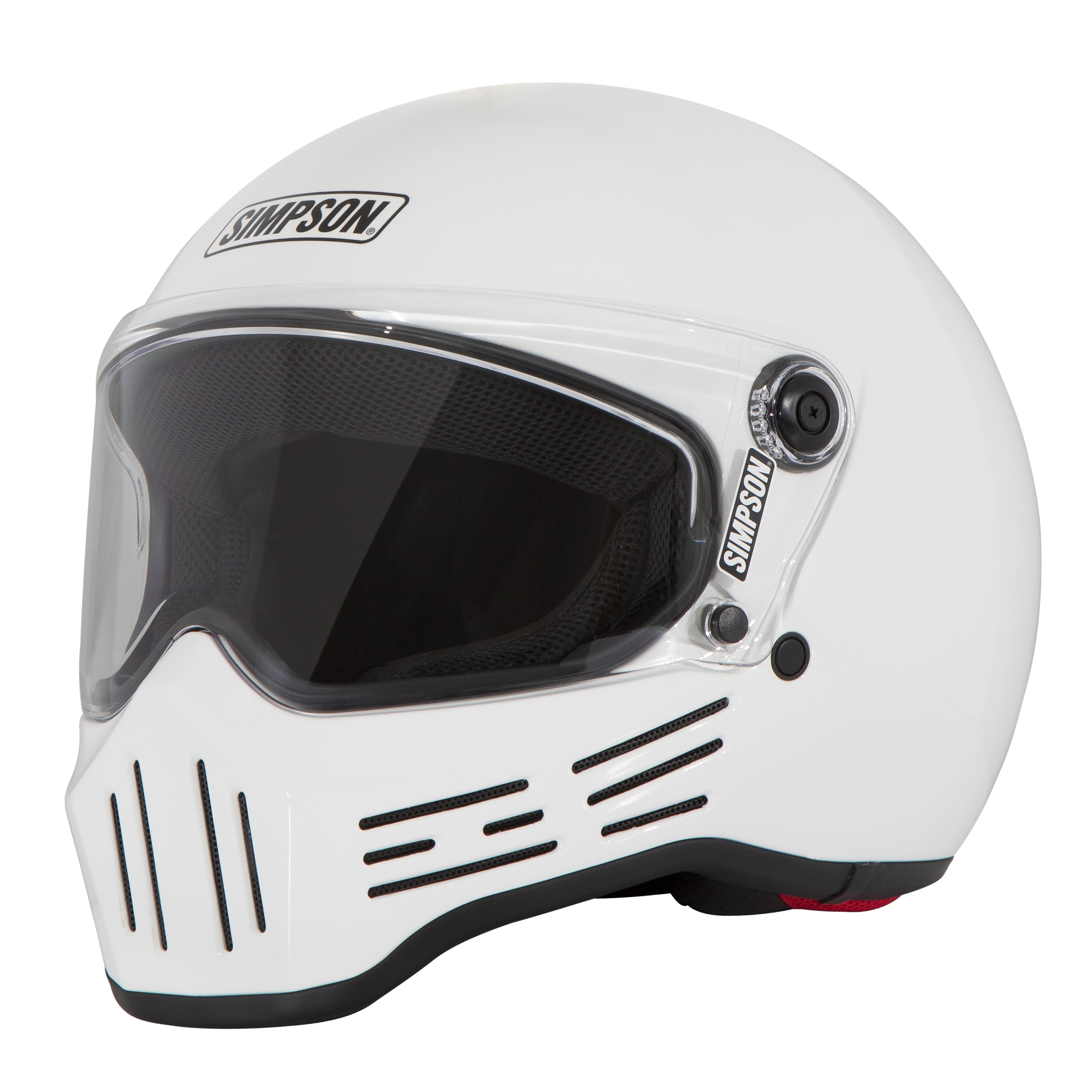 Simpson Motorcycle M30 Bandit Helmet - White - 2X-Large - DOT/ECE 22.06