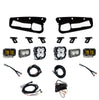 Baja Designs Squadron 2.0 Sport/S2 Sport Clear/S2 SAE Amber Sportsman Fog Pocket Kit For 2021-2026 Ford Bronco - Steel Bumper