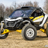 SuperATV Can-Am Maverick R Scratch-Resistant Flip Windshield
