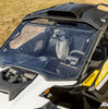 SuperATV Can-Am Maverick R Scratch-Resistant Flip Windshield