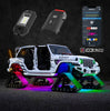 XK Glow RGBW Addressable LED Rock Light Kits Advanced XKalpha App Controlled