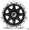 SuperATV Sticky XT Warrior Tires 32x10x15 on 15x10 Healy Lock Series Beadlock Wheels 4/137 Pattern XT321015S-WHL13741510BL#AA