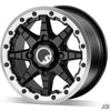 SuperATV Sticky XT Warrior Tires 34x10x14 on 14x7 Healy Lock Series Beadlock Wheels 4/137 Pattern XT341014S-WHL1374147BL#AA