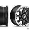 SuperATV Sticky XT Warrior Tires 34x10x14 on 14x7 Healy Lock Series Beadlock Wheels 4/137 Pattern XT341014S-WHL1374147BL#AA