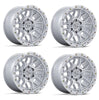 (4) 20x9 Fuel Surge Silver Wheels 8X170 +1MM Offset For 1999-2027 Ford F-250/F-350 SRW