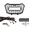 Diode Dynamics SS10 Max White/Multicolor Backlit SAE Light Bar Grille Kit For 2019–2025 Honda Talon 1000