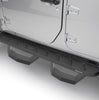 Go Rhino - 6345056820T - RB10 Running Boards With Mounting Brackets & 1 Pair of Drop Steps Kit - Protective Bedliner Coating