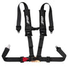 PRP 4.2 Black 4-Point Adjustable Latch & Link UTV Harness with 2" Belts & Sewn-In Pads