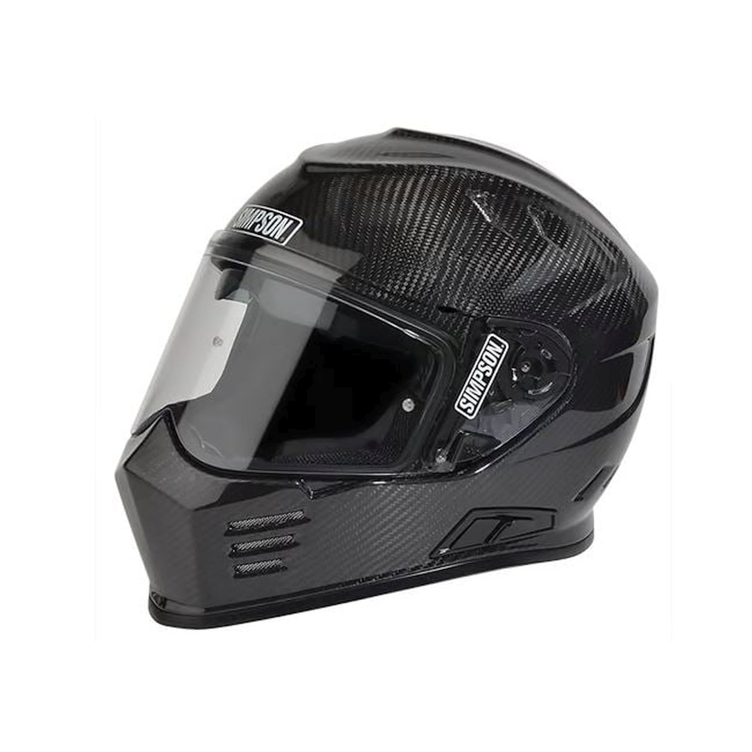 Simpson Motorcycle Ghost Bandit Helmet - Carbon Fiber - X-Small - DOT/ECE 22.05