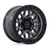 (4) 17x8.5 KMC KM549 GRS Gunmetal/Black Wheels 6X135 +0MM For 2004-2026 Ford F-150