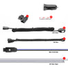 XK Glow Fiber Optic Roll 6pc LED Head XKchrome Controlled Fiber Optic LED Accent Light Kit 2pc 6ft