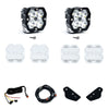 Baja Designs Squadron 2.0 Sport Clear Spot A-Pillar Light Kit w/ Upfitter For 2021-2026 Ford Bronco / 2022-2024 Ford Bronco Raptor