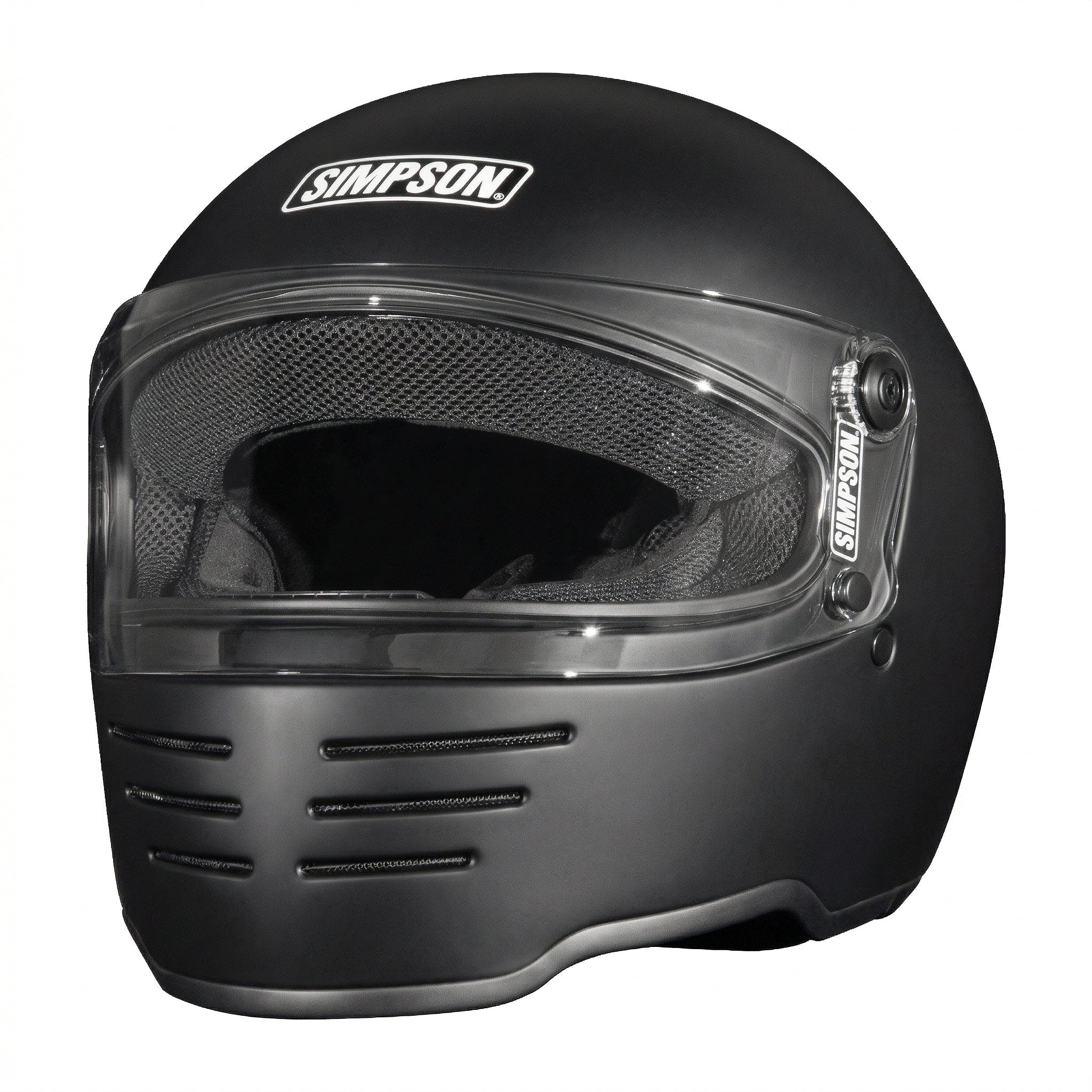 Simpson Motorcycle M62 Bandit Helmet - Matte Black - Small - DOT/ECE 22.06
