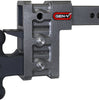 Gen-Y Mega Duty 6in Drop Hitch 32K Dual-Ball Mount Pintle Lock For 2.5in Receiver