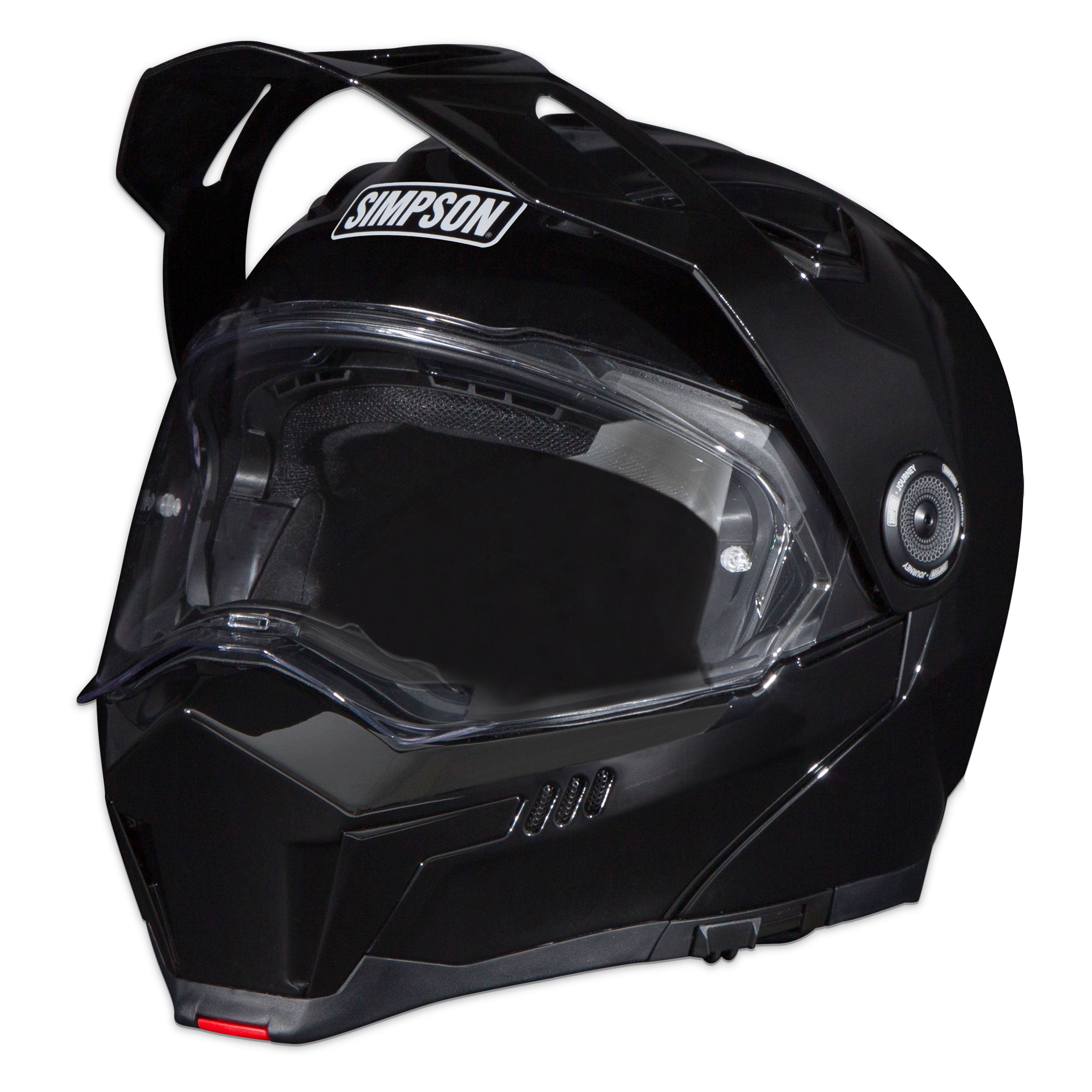 Simpson Motorcycle Journey Bandit Helmet - Black - X-Small - DOT/ECE 22.06