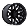 (4) 20x10 Fuel Flux Black Wheels 8X170 -18MM Offset For 1999-2027 Ford F-250/F-350 SRW