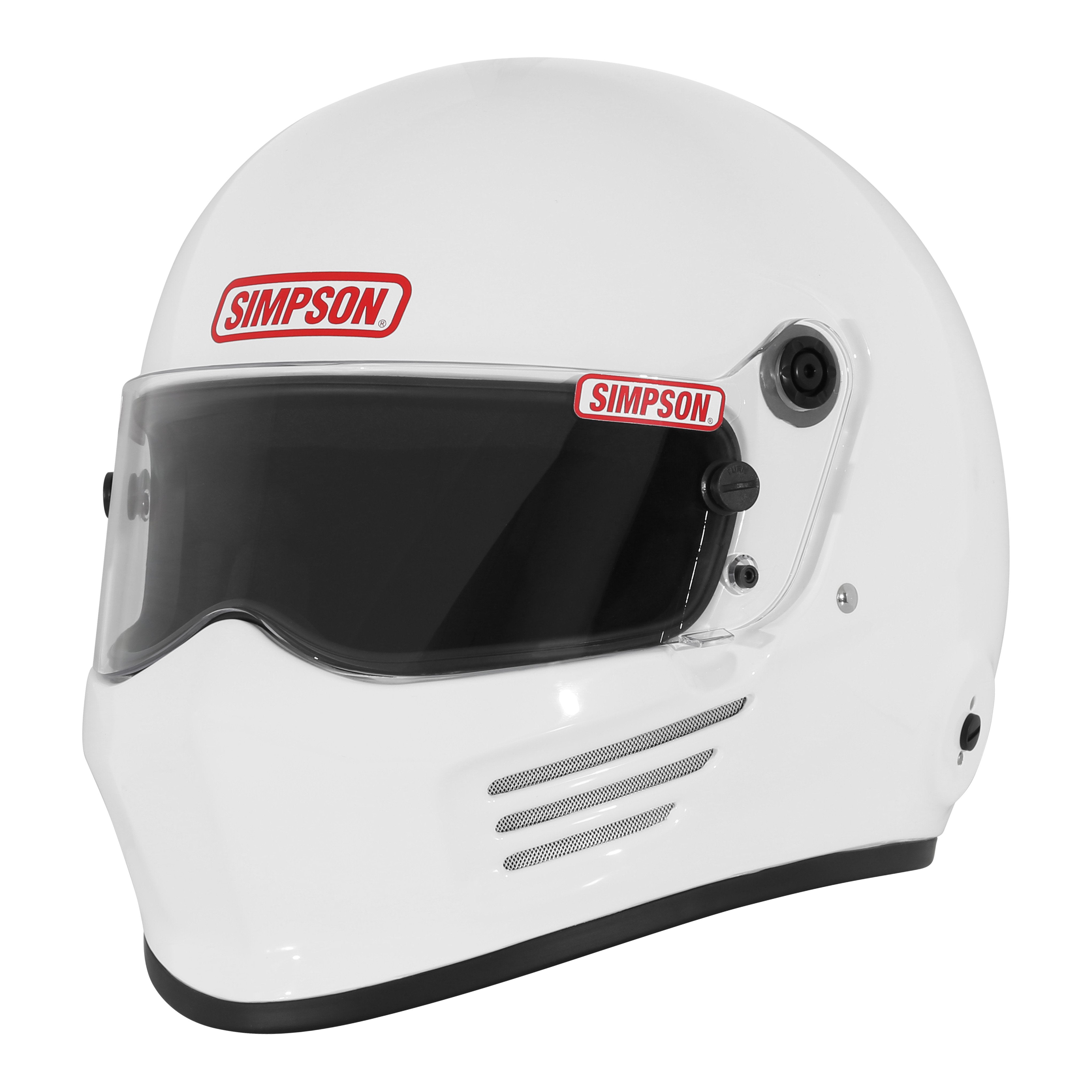 Simpson Bandit SA2025 Full Face Racing Helmet Gloss White X-Large