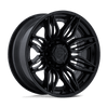 (4) 20x10 Fuel Mutiny Black Wheels 8X170 -18MM Offset For 1999-2027 Ford F-250/F-350 SRW