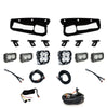 Baja Designs Squadron 2.0 Sport Spot/Dual S2 Sport Clear Fog Kit w/ Upfitter For 2021-2026 Ford Bronco - Steel Bumper