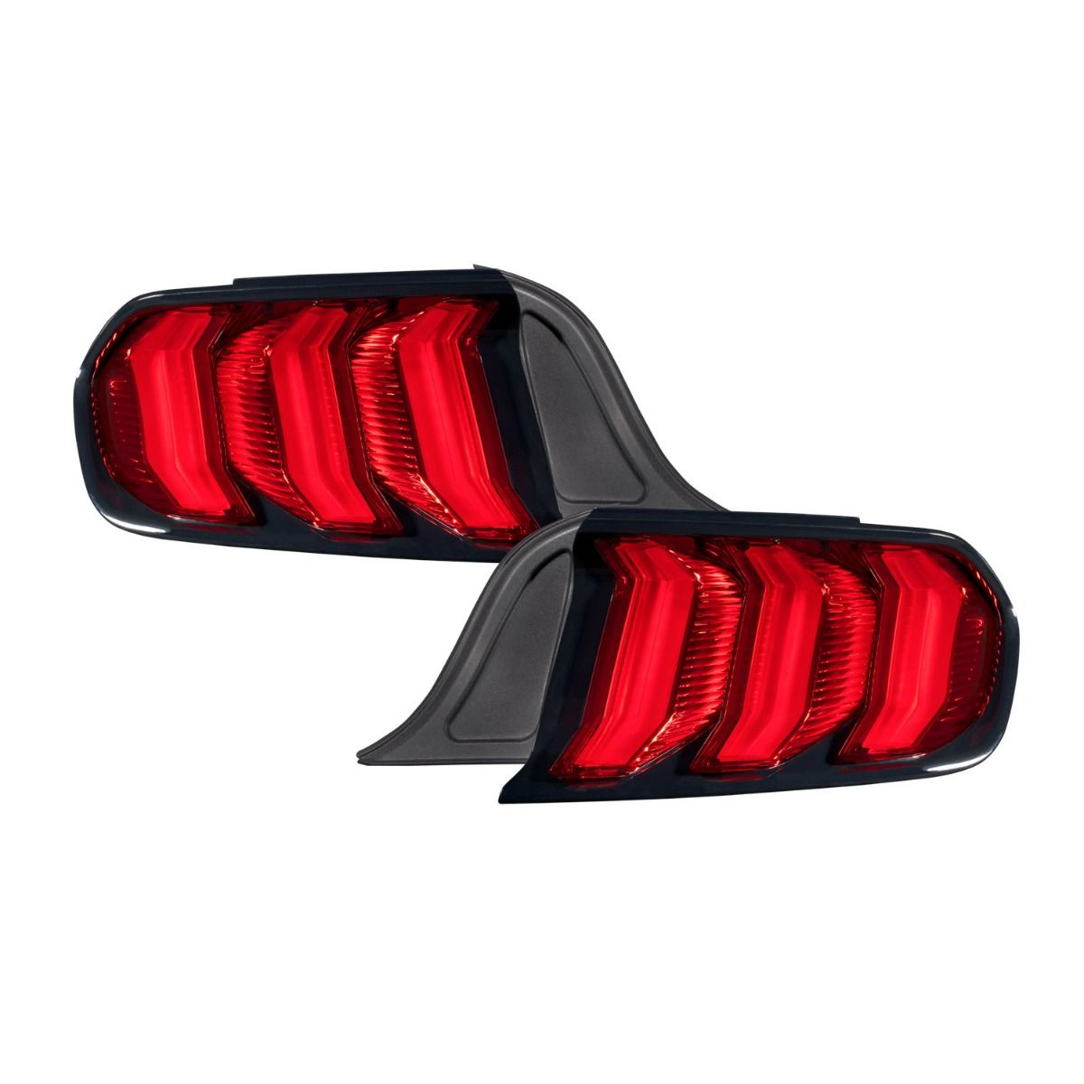 Form Lighting Red Sequential LED Tail Lights For 2015-2023 Ford Mustang