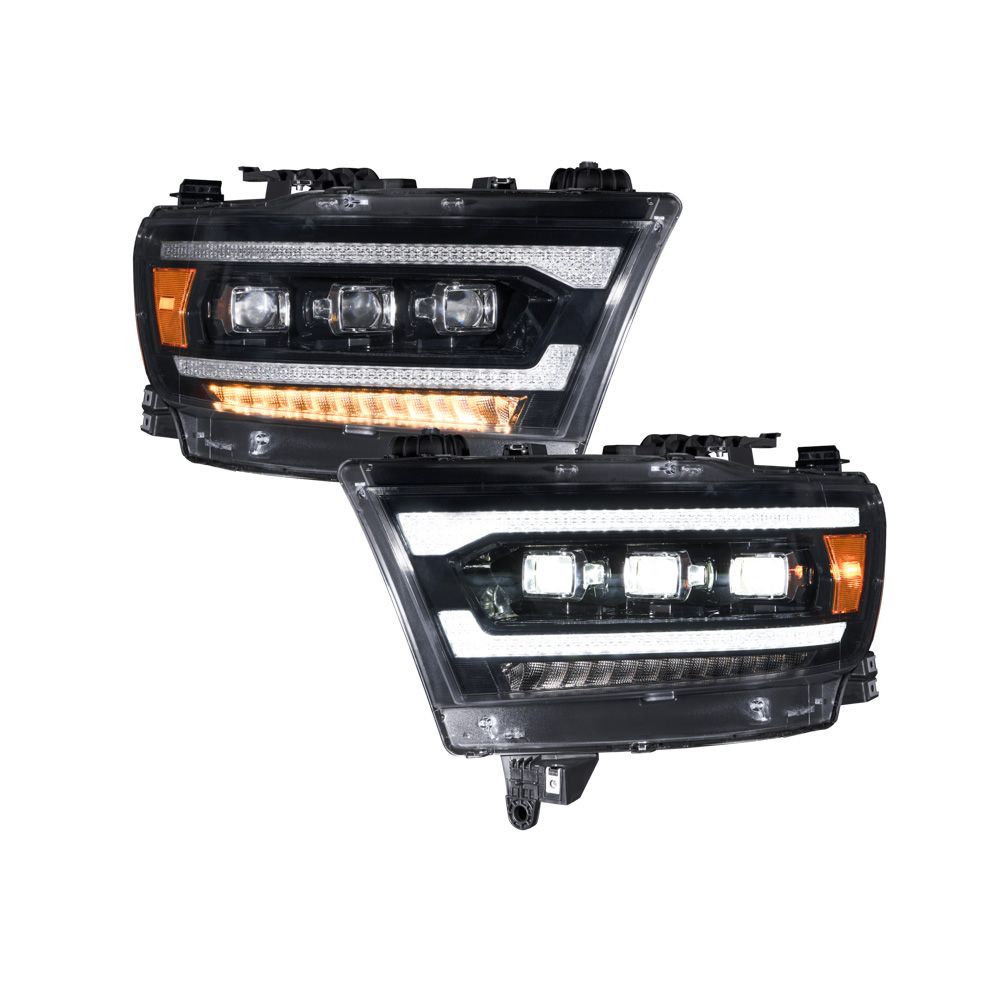 Form Lighting Sequential LED Projector Headlights For 2019-2024 Ram 1500