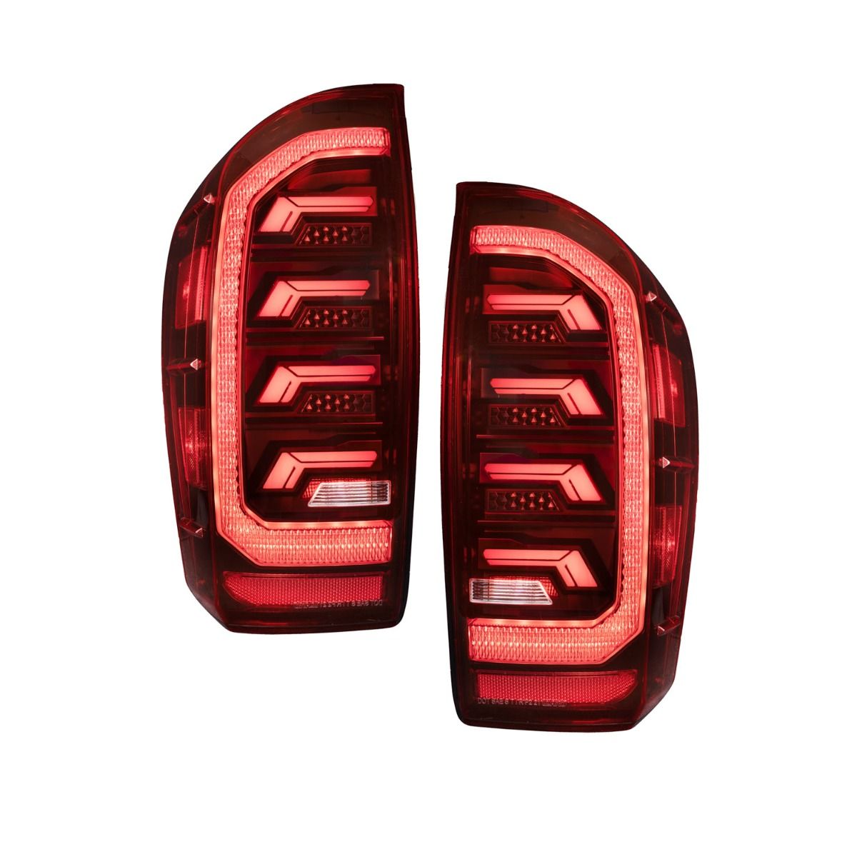 Form Lighting Red Sequential LED Tail Lights For 2016-2023 Toyota Tacoma