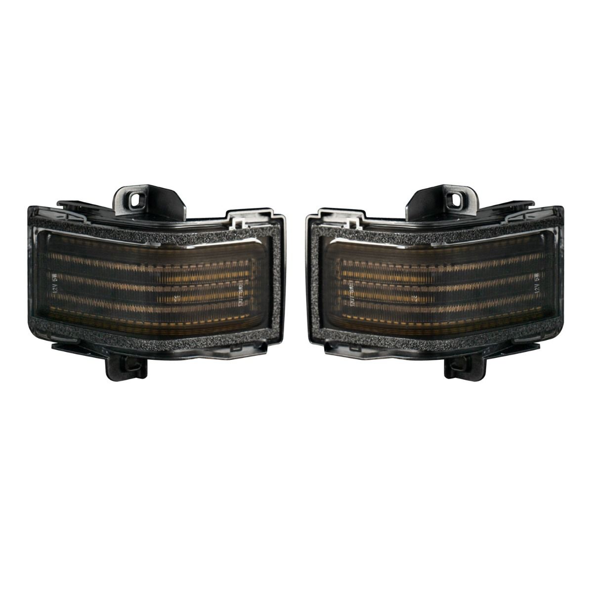 Form Lighting Smoked LED Mirror Lights For 2017-2022 Ford Super Duty F250 F350