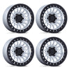 (4) 18x9 KMC KM552 IMS Machined Matte Black Wheels 6X135 +30MM For 2004-2026 Ford F-150