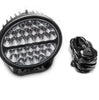 Go Rhino Go Rhino751700911DRS - Blackout Series Lights - 9" Round LED Single Driving Kit W/Daytime Running Lights - Black 751700911DRS