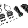 Go Rhino Go Rhino751003023SBS - Bright Series Lights - Pair of 3x2 Rectangle LED Spot Light Kit - Black 751003023SBS