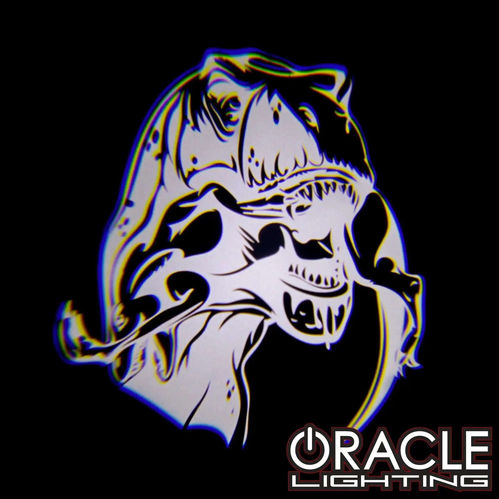 Oracle Lighting GOBO T-REX Logo LED Door Puddle Light Projectors