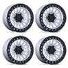 (4) 18x9 KMC KM552 IMS Machined Matte Black Wheels 6X135 +18MM For 2004-2026 Ford F-150