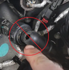 6.7L Powerstroke heater hose fitting