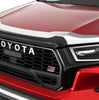 Husky Aeroskin Hood Protector; Chrome 2020-2026 Toyota Hilux 2892227