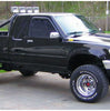 Husky Liners Fender Flares Extend-a-Fender 4PC Set 1989-1995 Toyota Pickup 28031906
