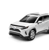 Husky Liners Low Profile Ventvisor Deflector; Smoke with Chrome Trim; Outside Mount; 4 pc. 2019-2025 Toyota RAV4 2884056