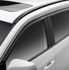 Husky Liners Low Profile Ventvisor Deflector; Smoke with Chrome Trim; Outside Mount; 4 pc. 2019-2025 Toyota RAV4 2884056