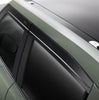 Husky Liners Low Profile Ventvisor Deflector; Smoke; Outside Mount; 4 pc. 2022-2026 Rivian R1T 2854108