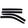 Husky Liners Low Profile Ventvisor Deflector; Matte Black; Outside Mount; 4 pc. 2005-2015 Toyota Tacoma Double Cab Pickup 2857048