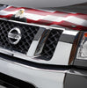 Husky Liners Eagle American Flag Bug Shield Hood Protector 2818402