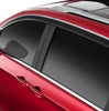 Husky Liners Low Profile Ventvisor Deflector; Smoke with Chrome Trim; Outside Mount; 4 pc. 2017-2023 Chrysler Pacifica 2884062